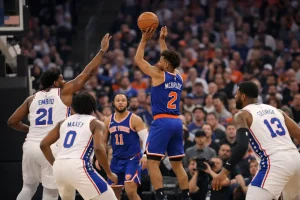 Knicks' Dreipunkteoffensive in Spiel 4 besiegelt 76ers-Aus
