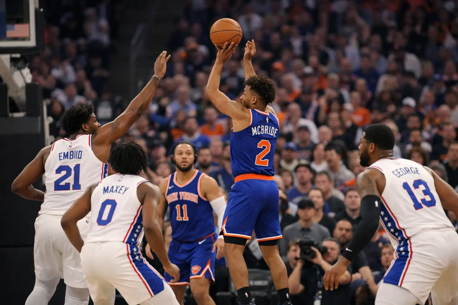 Knicks' Dreipunkteoffensive in Spiel 4 besiegelt 76ers-Aus