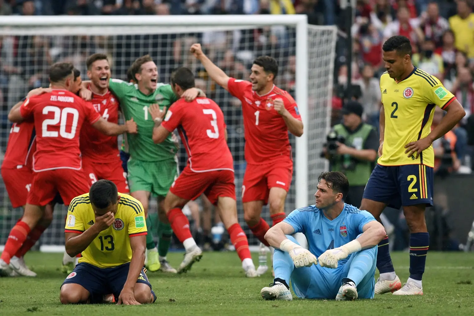 Kolumbiens WM-Aus im Elfmeterschießen – Schweiz erreicht Viertelfinale