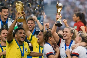 Länder mit den meisten Frauen- und Männer-FIFA-Weltmeistertiteln