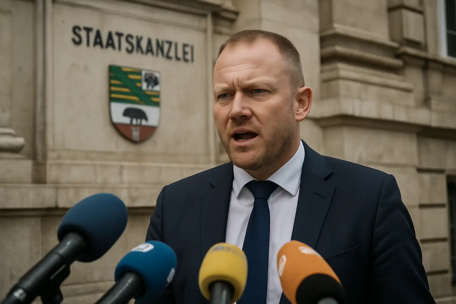 Landtagswahl in Sachsen-Anhalt: Bei einem AfD-Sieg müssten Verwaltungsmitarbeiter um ihren Job bangen