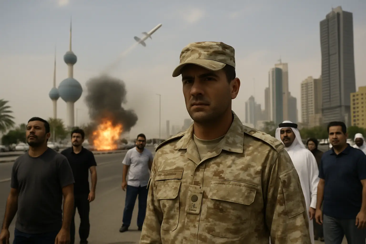 Luftalarm über Kuwait: Irans Revolutionsgarden melden Angriff auf US-Stützpunkt