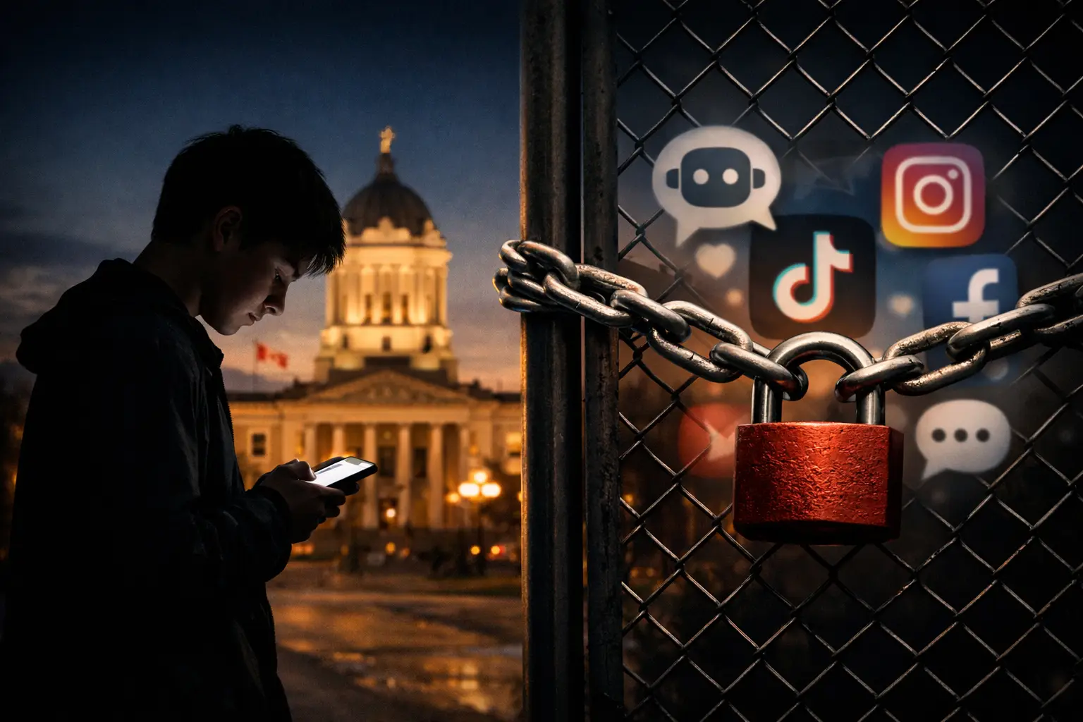 Manitoba plant als erste Provinz Social-Media-Verbot für Kinder