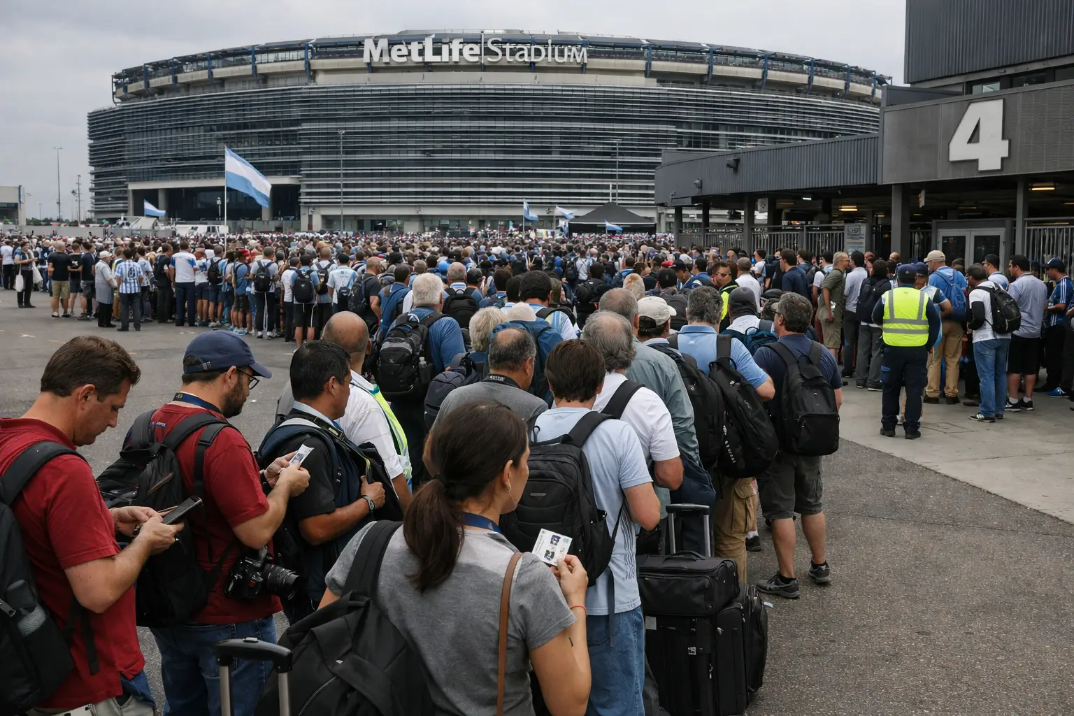 MetLife Stadium Chaos: Journalisten warten stundenlang auf WM-Finale-Einlass