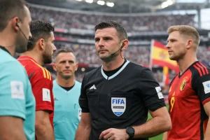 Michael Oliver: Schiedsrichter beim WM 2026 Viertelfinale Spanien vs Belgien