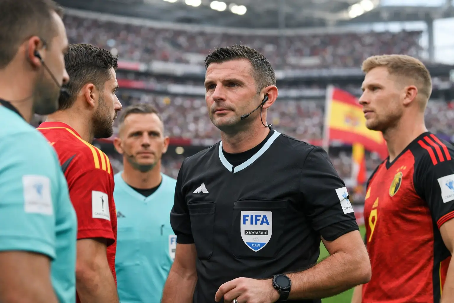 Michael Oliver: Schiedsrichter beim WM 2026 Viertelfinale Spanien vs Belgien