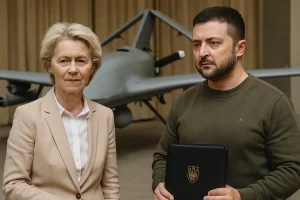 Milliardenschwerer Drohnen-Deal: Selenskyj gibt von der Leyen, was Europa gegen Trump braucht