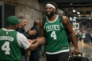 Mitchell Robinsons neue Trikotnummer bei den Celtics sorgt für Lacher