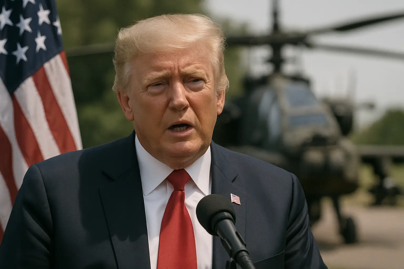 "Müssen darauf reagieren": Trump wirft Iran Hubschrauber-Abschuss vor und kündigt Vergeltung an