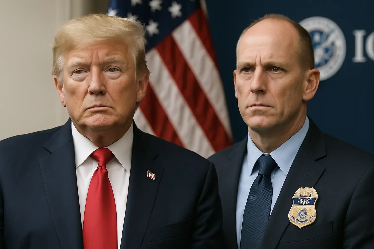 Nach Rücktritt des Vorgängers: Trump will früheren Polizisten zum ICE-Chef machen