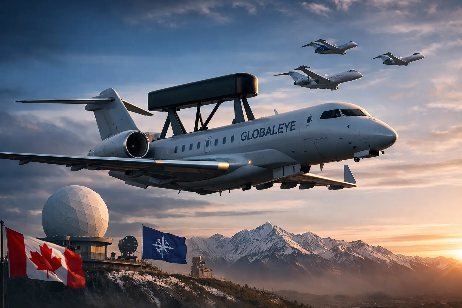 NATO kooperiert mit Saab bei zehn Radarjets, überwiegend in Kanada gebaut