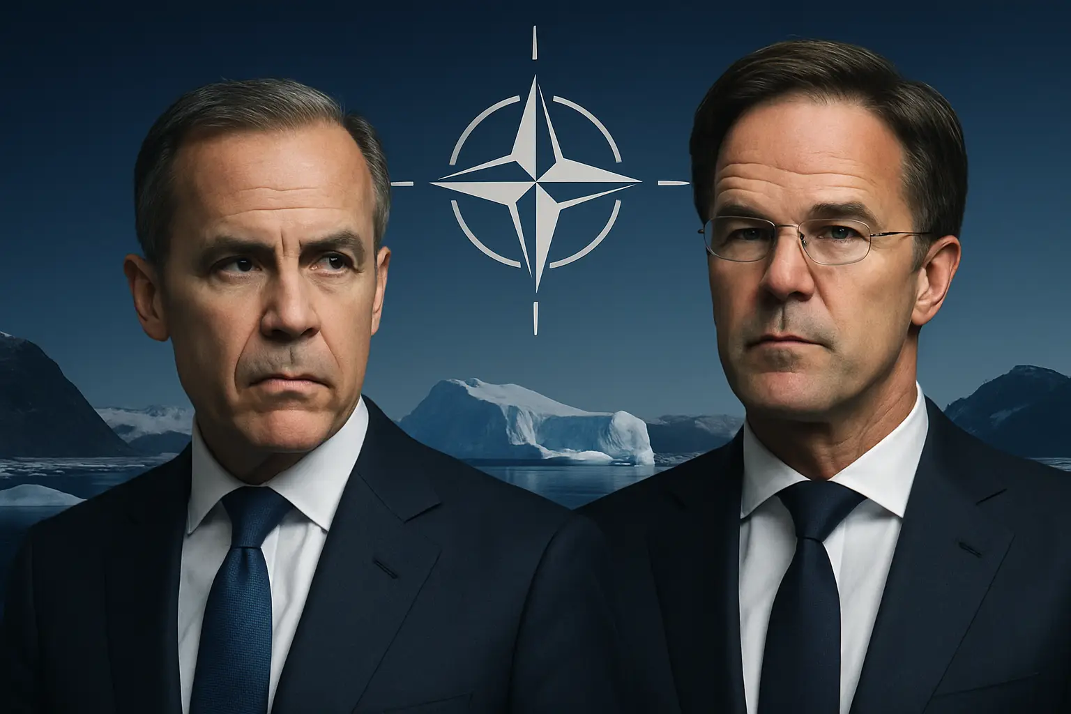 NATO vor Herausforderung in der Arktis: Carney und Rutte in Davos