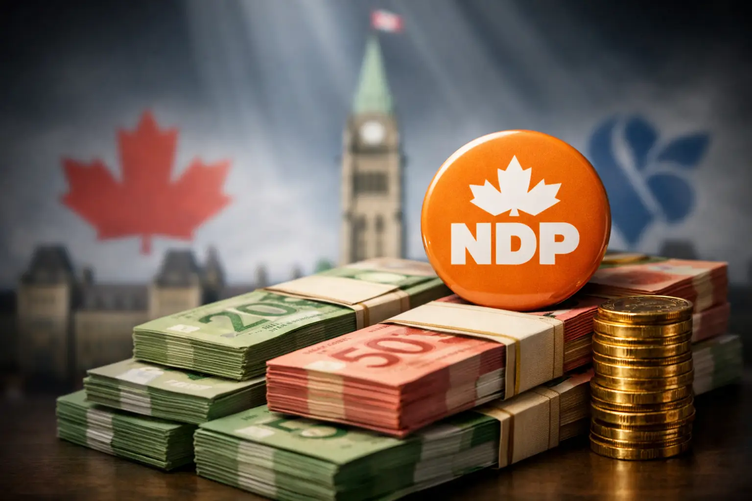 NDP erhält trotz Verlust des offiziellen Status 670.000 $ Förderung