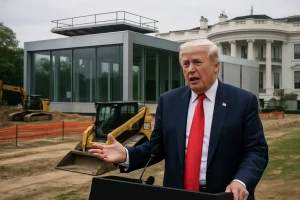 Neubau am Weißen Haus: Trump: Ballsaal wird kugelsicher und erhält Drohnen-Landeplatz