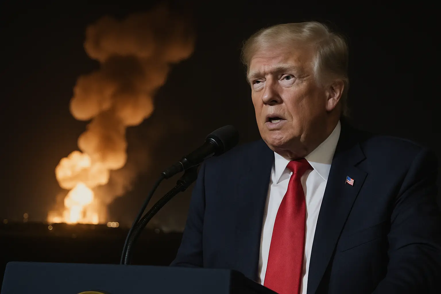 Neue Angriffswelle: Trump: Iran wird "sehr bald bereit" für Deal sein