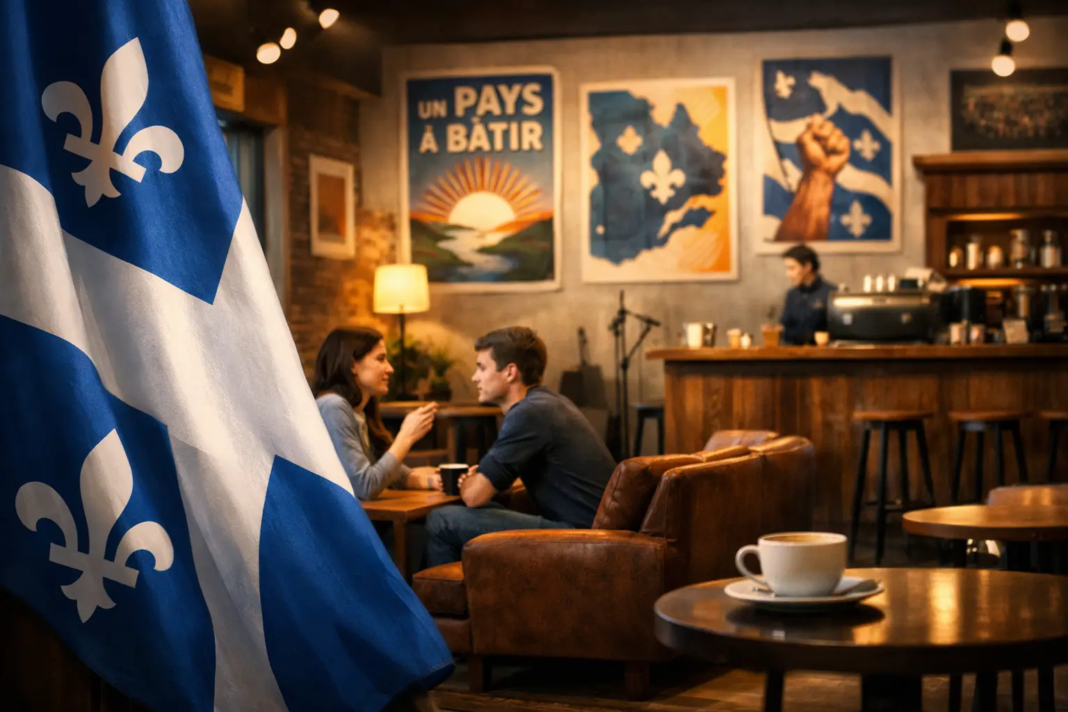 Neues Café in Montreal verkörpert Québecs Unabhängigkeitsbewegung