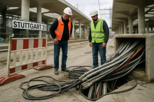 Neues vom Pannen-Bahnhof: Stuttgart 21: Mehr als 1000 Kilometer Kabel wohl falsch verlegt