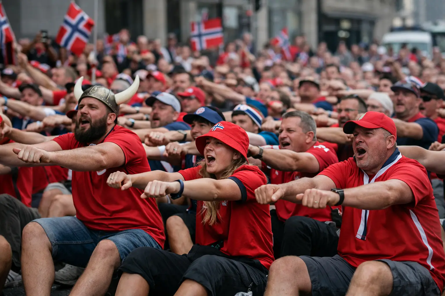 Norwegische Fans „rudern“ durch Amerika – viraler WM-Trend erklärt