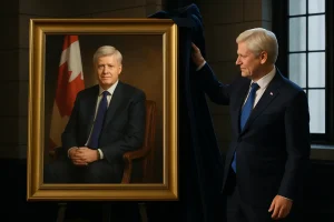 Offizielles Porträt von Stephen Harper in Ottawa enthüllt – National