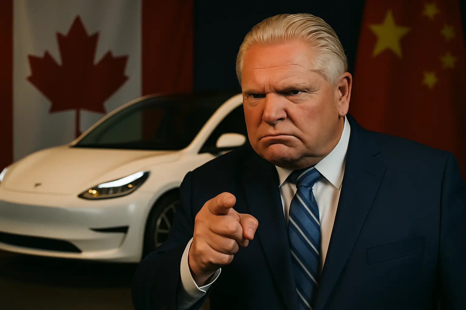 Ontario-Premier Ford fordert Boykott chinesischer Elektroautos