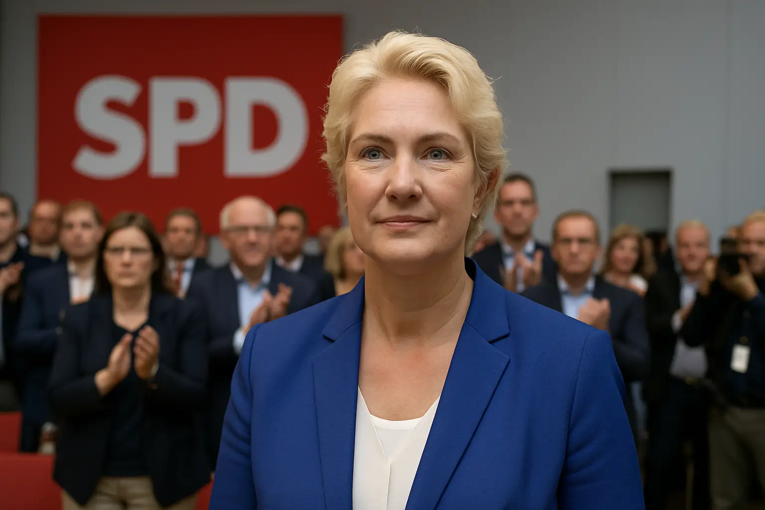 Parteitag in Wismar: SPD in Mecklenburg-Vorpommern setzt erneut auf Schwesig