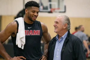 Pat Riley und Miami Heat gewinnen Giannis Antetokounmpo als Superstar