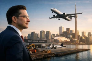 „Pearson ist eine Katastrophe“: Poilievre befürwortet Ausbau des Toronto Island Flughafens