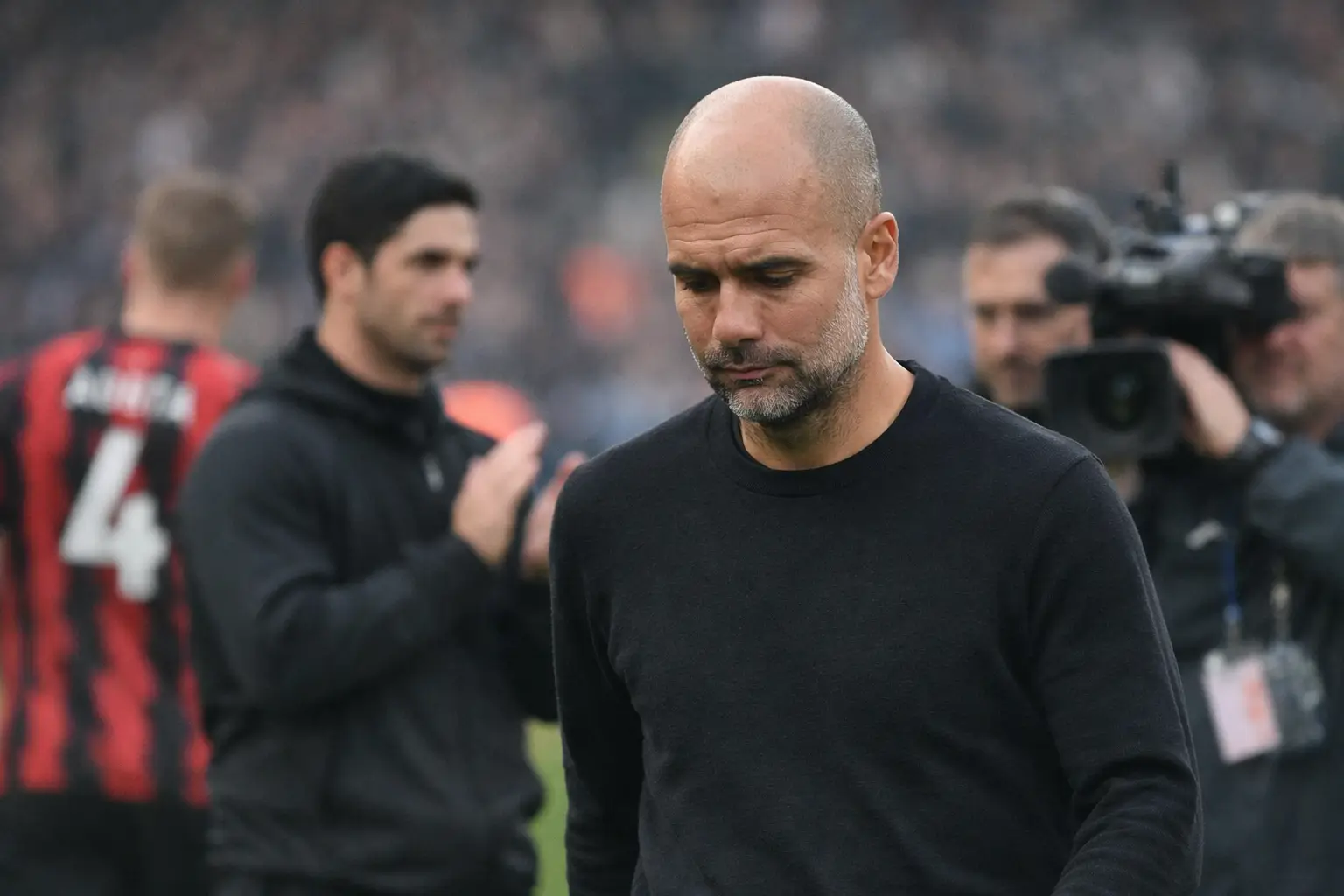 Pep Guardiola spricht emotional über seine Zukunft bei Manchester City nach Arsenals Titelgewinn