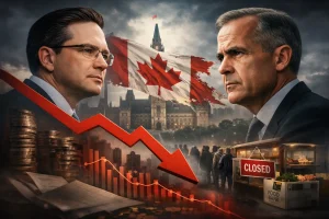 Poilievre fordert Notfalldebatte bei technischer Rezession in Kanada