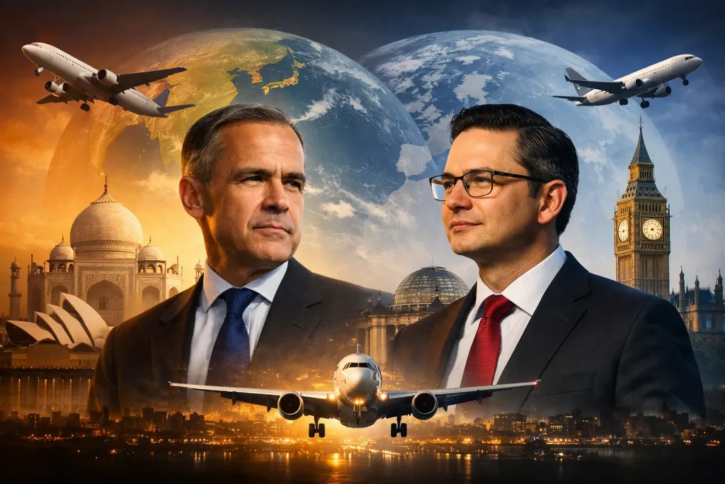 Poilievre reist als Oppositionsführer erstmals nach Großbritannien und Deutschland