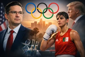 Poilievre unterstützt IOC-Verbot für trans Frauen im Frauensport