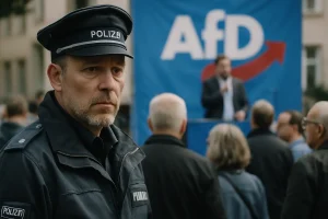 Polizei warnt vor AfD-Sieg in Sachsen-Anhalt