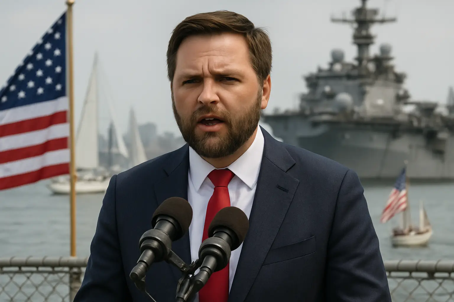 Rede zum Unabhängigkeitstag: JD Vance verdammt "Wut und Eifer" gegen die USA