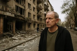 Riesenangriff auf Kiew überlebt: Ich liege im Flur, als die Rakete im Haus gegenüber einschlägt
