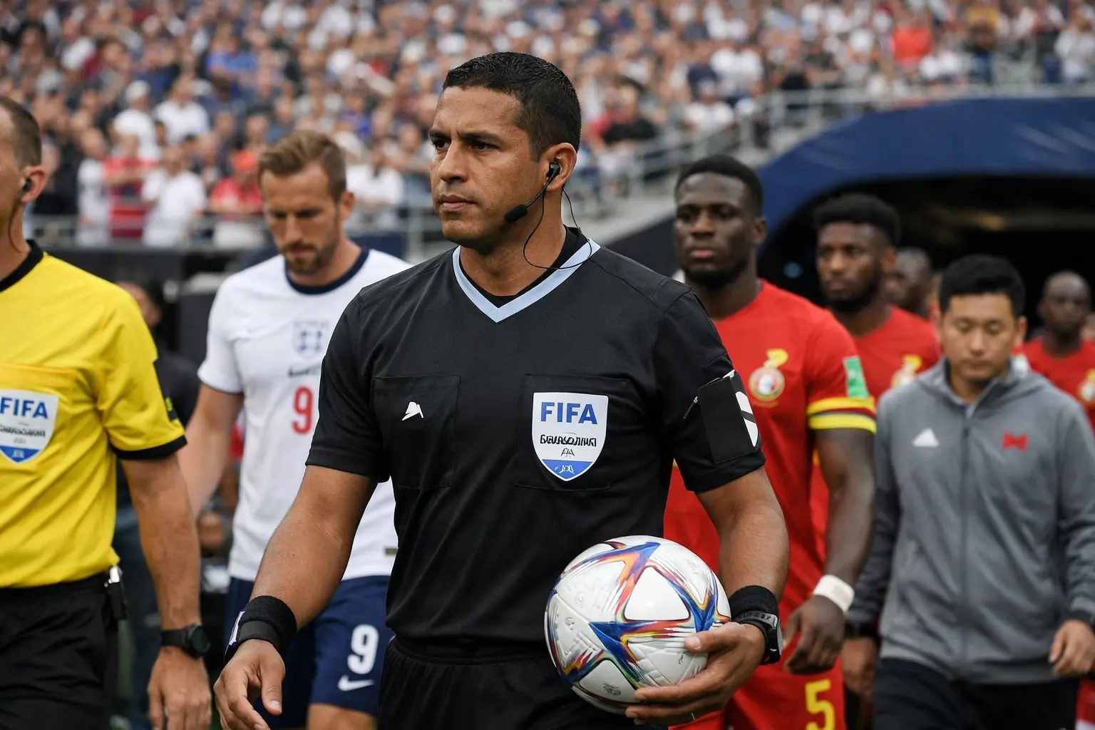 Said Martínez: Schiedsrichter bei England vs Ghana bei der WM 2026
