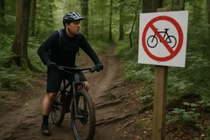 Schäden durch "Chaoten": NRW will Radeln im Wald stark einschränken