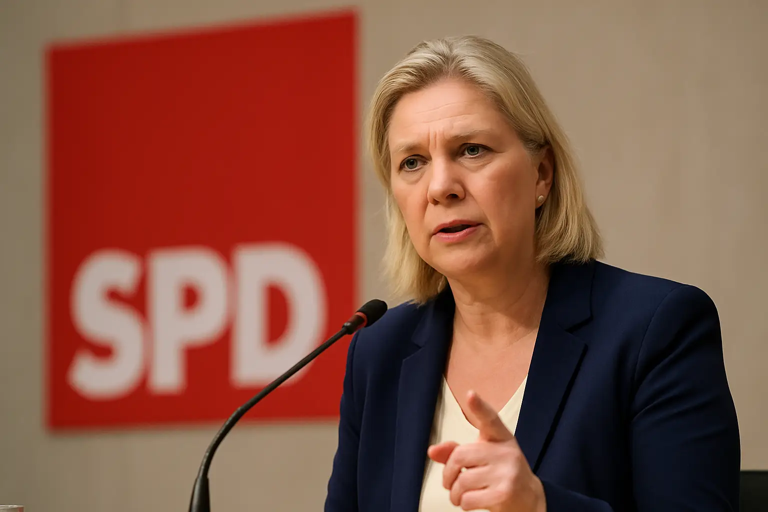 Schicksal der SPD bei Miosga: "Das ist unprofessionell": Schwesig rechnet mit Schwarz-Rot ab
