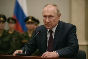 Schrille Töne aus dem Kreml: Putin wirft Nato Kriegsvorbereitungen gegen Russland vor