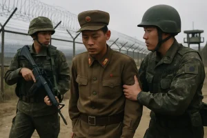 Schwer gesicherte Grenze: Nordkoreanischer Soldat flieht offenbar nach Südkorea