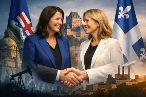 Smith und Fréchette stärken Alberta-Quebec Beziehungen zu Handel und Autonomie