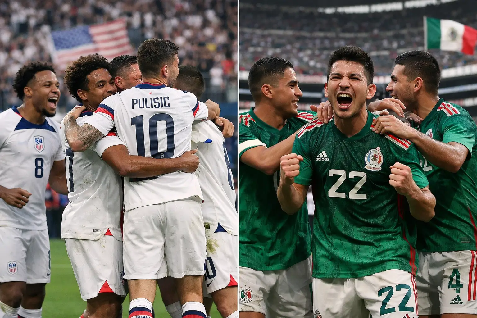 So könnte das Duell USA vs. Mexiko bei der WM 2026 entstehen