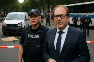 Täter nutzte auch Machete: Dobrindt stuft Bluttat als "islamistischen Terroranschlag" ein