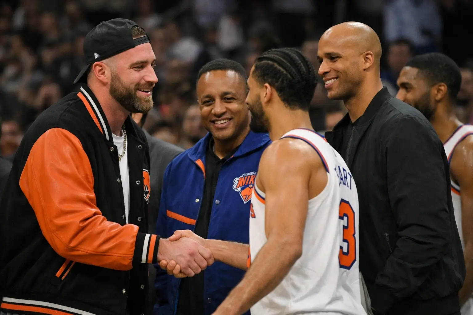 Travis Kelce reagiert stilvoll auf Knicks' Sieg im Spiel 3