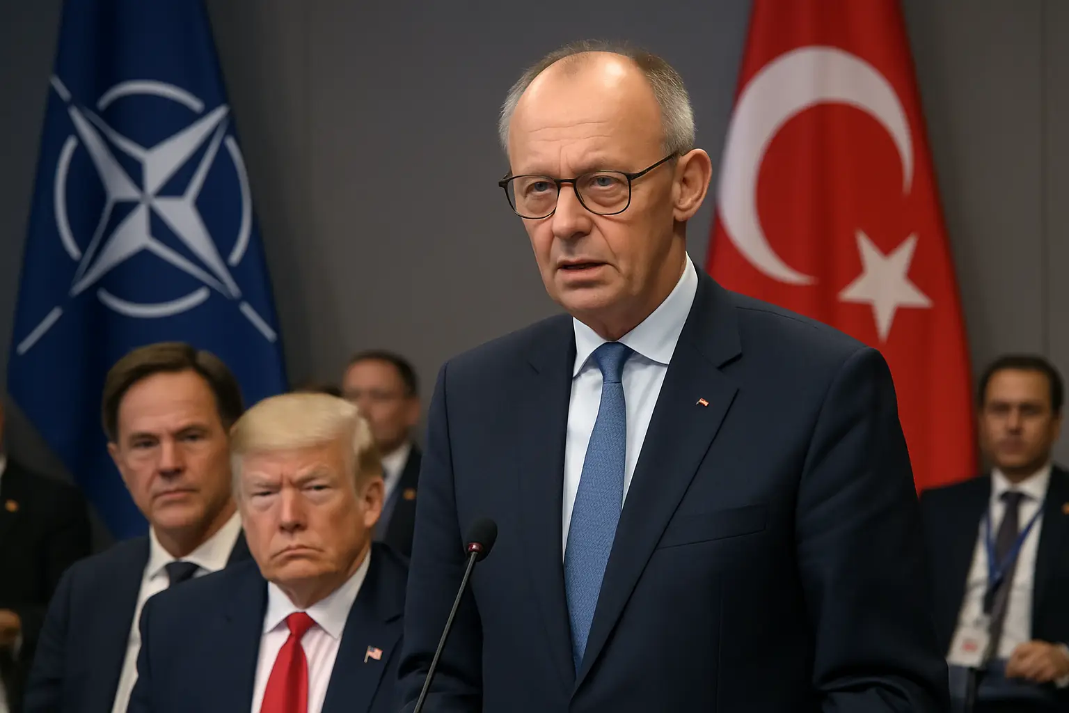 "Trittbrettfahrerei ist vorbei": Merz sieht Gipfel als Wendepunkt der Nato-Geschichte