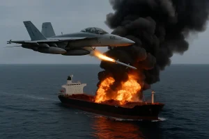 Trump will "keine Frist setzen": US-Kampfjet setzt Tanker vor iranischem Hafen mit Schüssen außer Gefecht