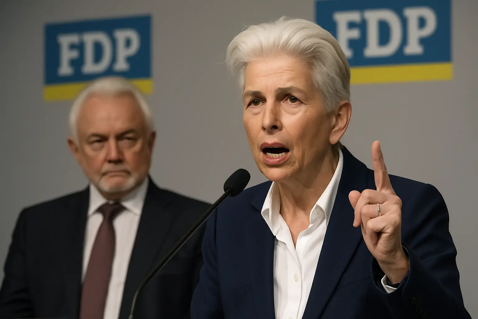 Überraschende Kampfkandidatur: Strack-Zimmermann tritt jetzt doch gegen Kubicki an