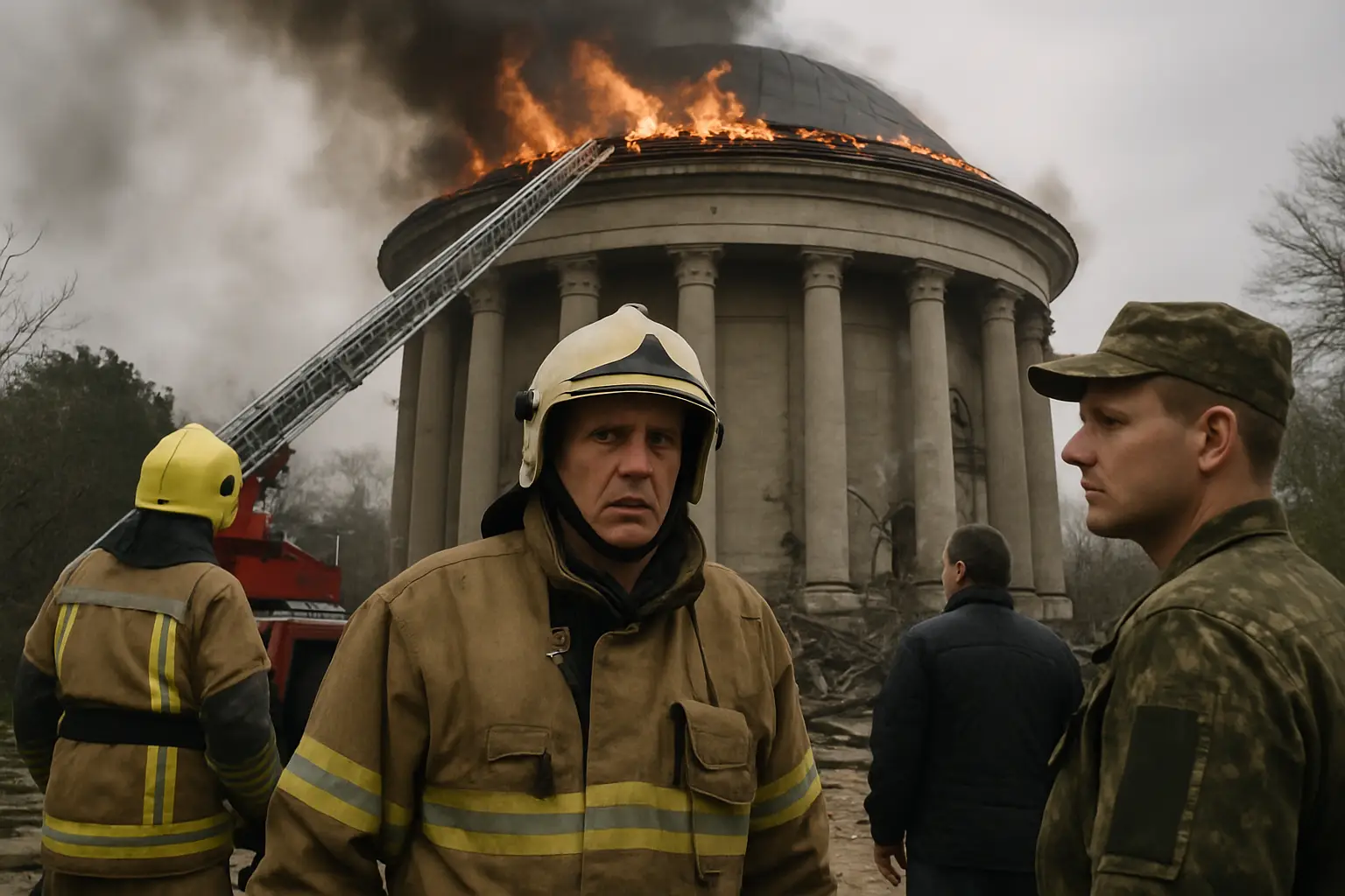 Ukraine-Krieg: Drohne trifft historisches Museum auf der Krim