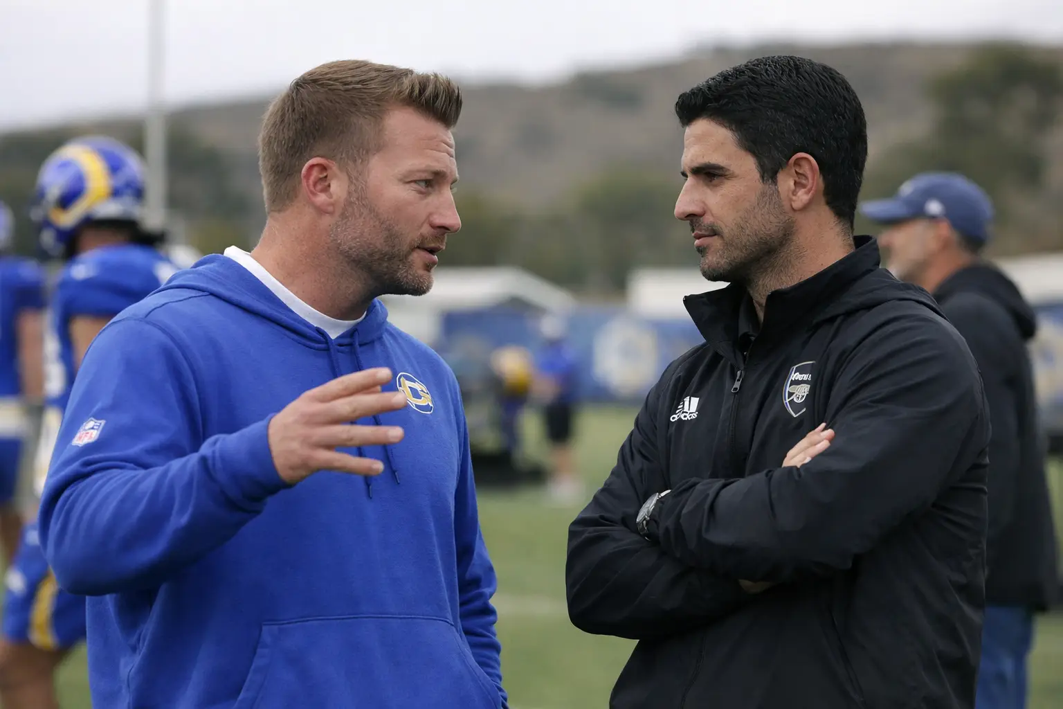 Ungewöhnliche Freundschaft zwischen Sean McVay und Mikel Arteta – NFL trifft Premier League
