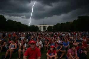 Unwetter stört 250-Jahr-Feier: National Mall evakuiert - Trumps Rede verschoben