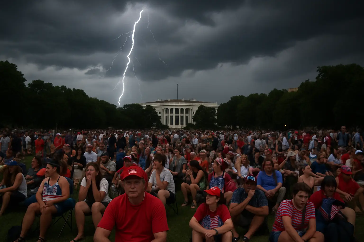 Unwetter stört 250-Jahr-Feier: National Mall evakuiert - Trumps Rede verschoben